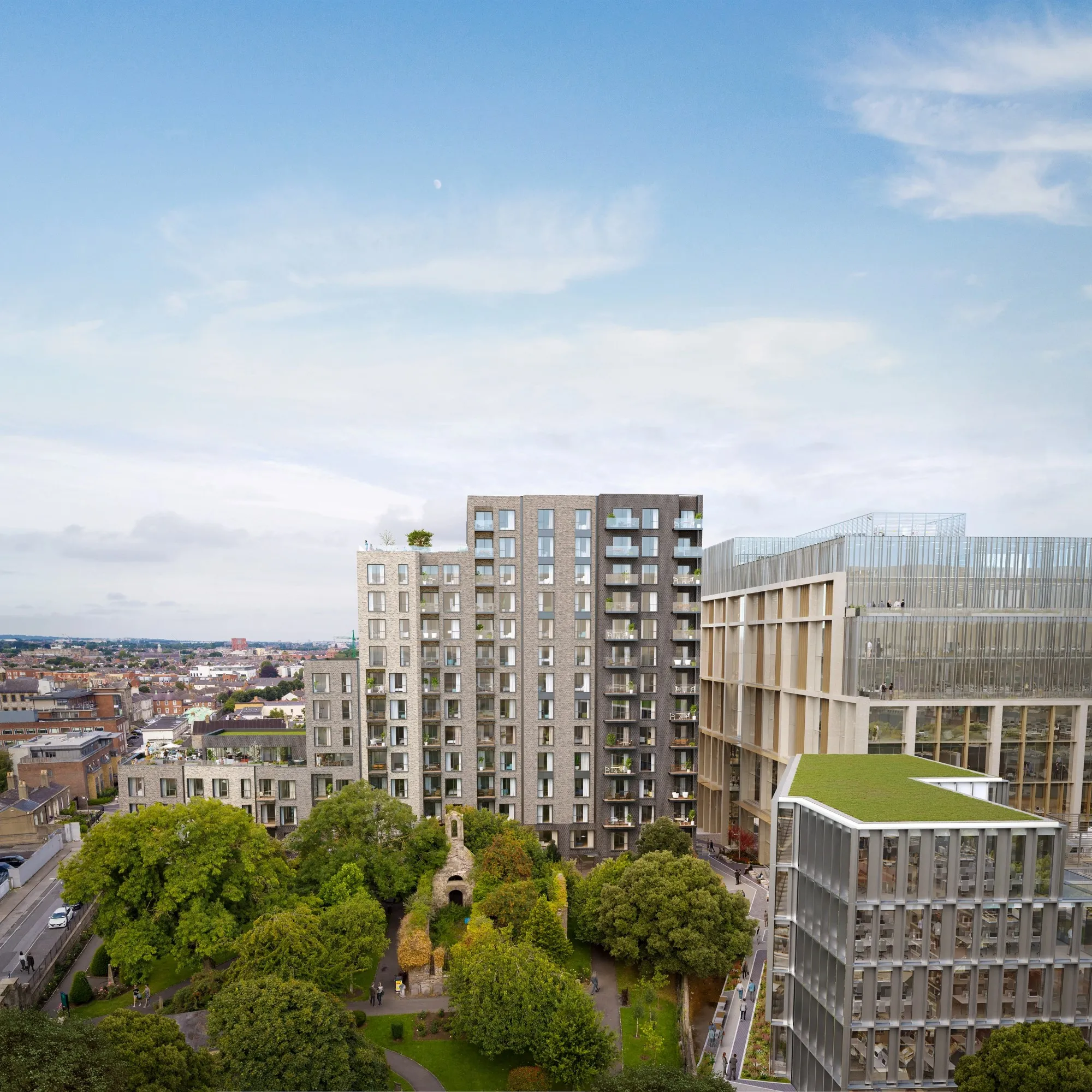 Camden Yard architectural visualisation