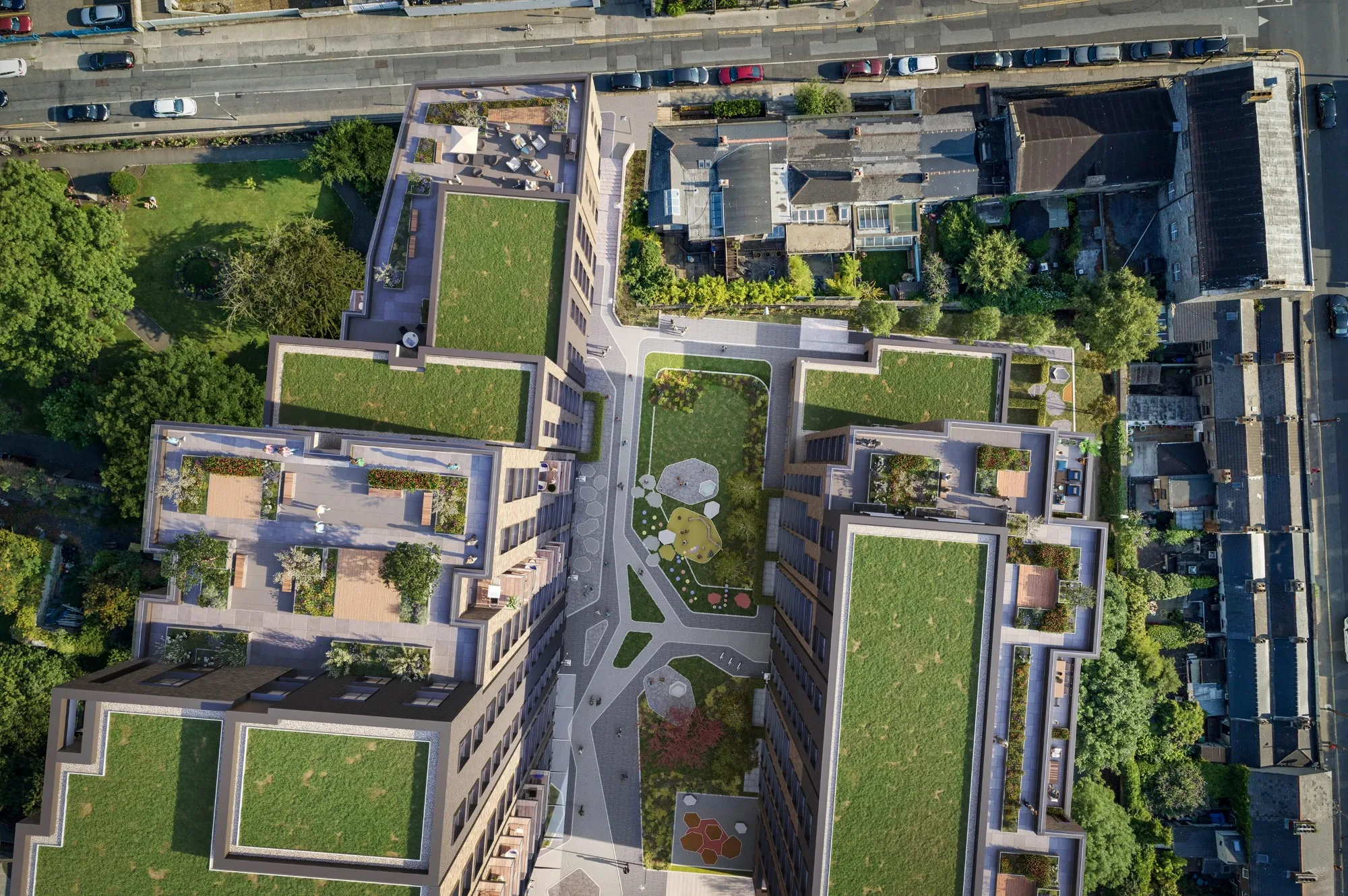 Camden Yard architectural visualisation