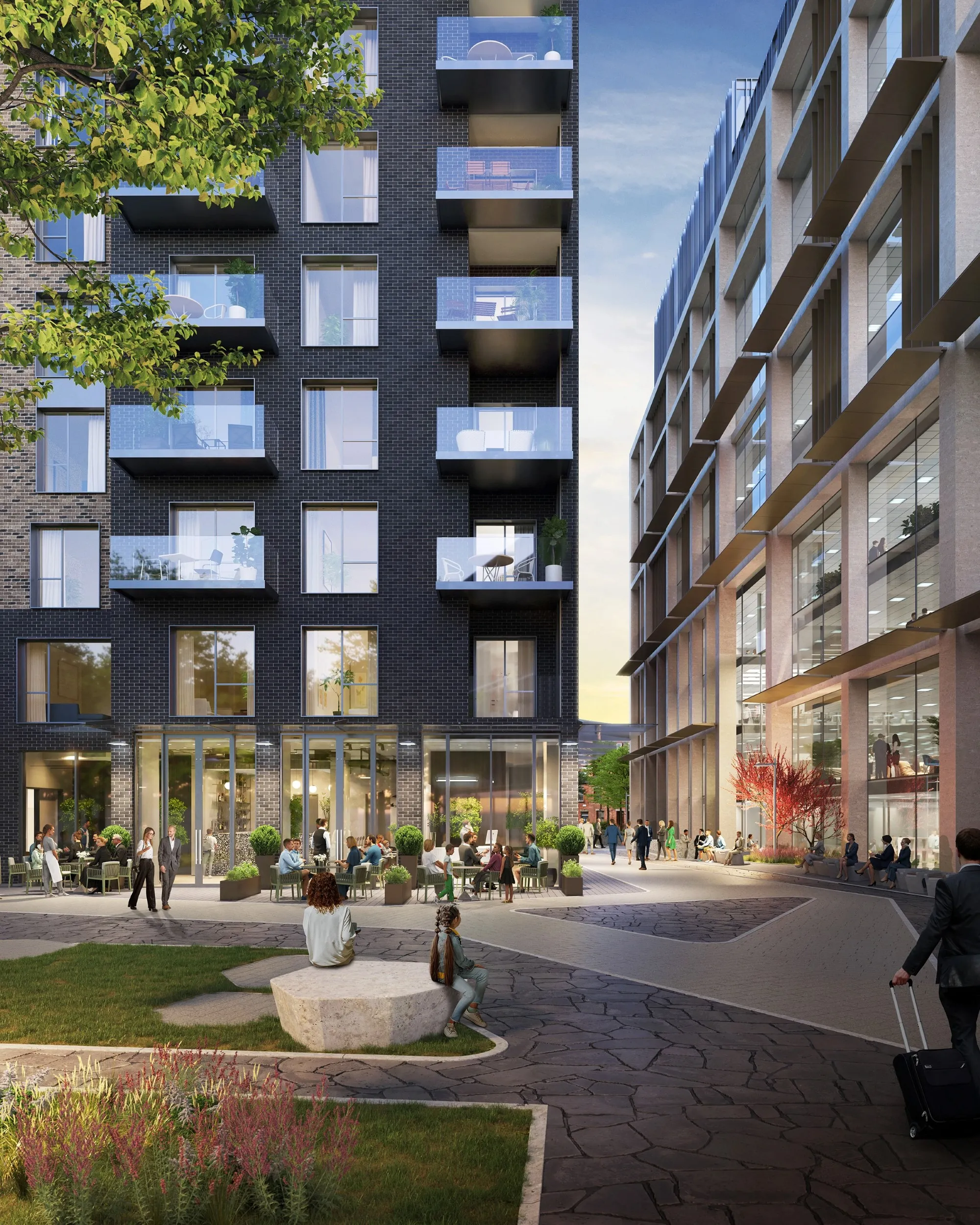 Camden Yard architectural visualisation