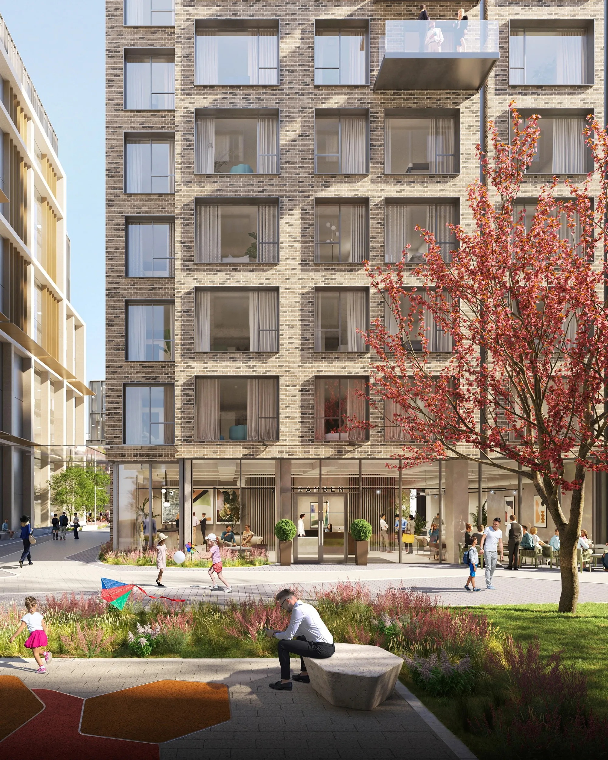 Camden Yard architectural visualisation