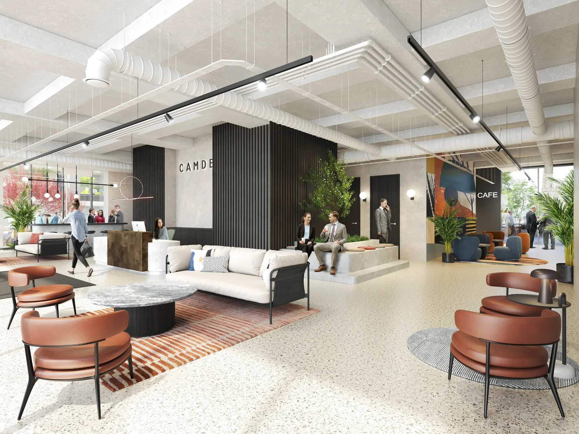 Camden Yard architectural visualisation