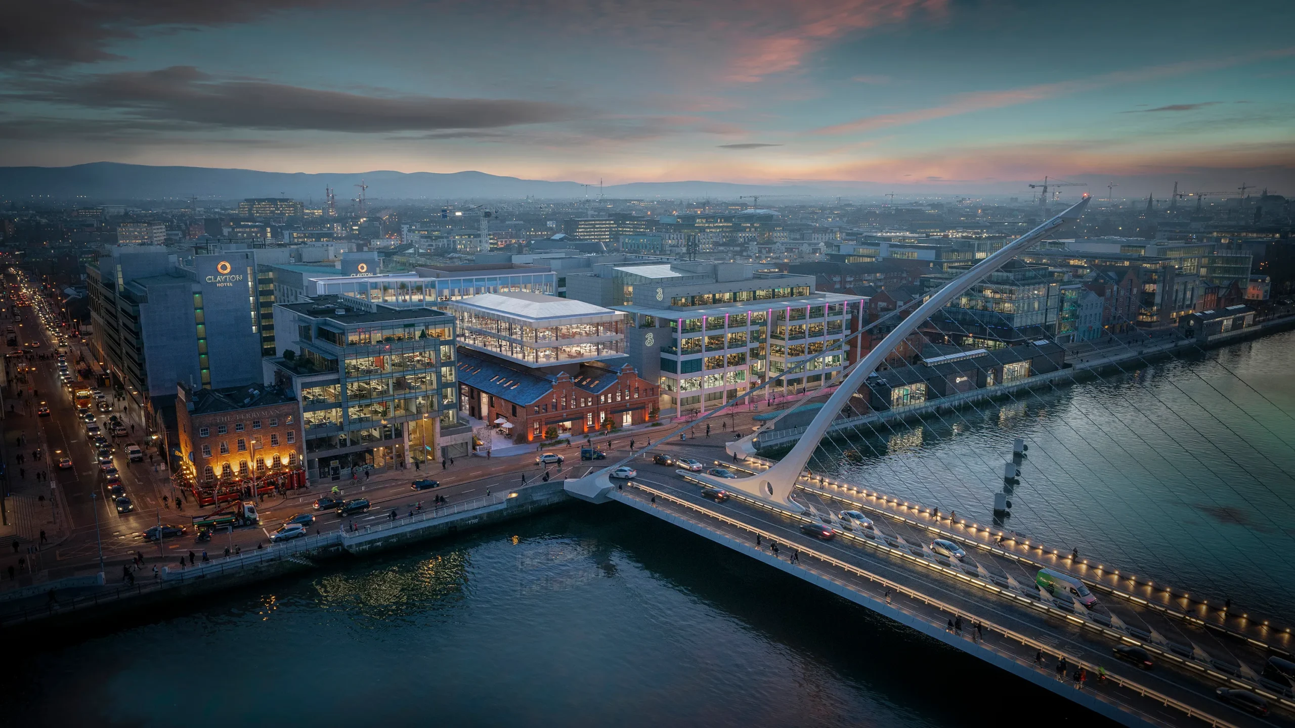 The Tropical Fruit Warehouse are office spaces in Dublin. Visual Lab provided services including CGI's, Virtual Reality and Animation