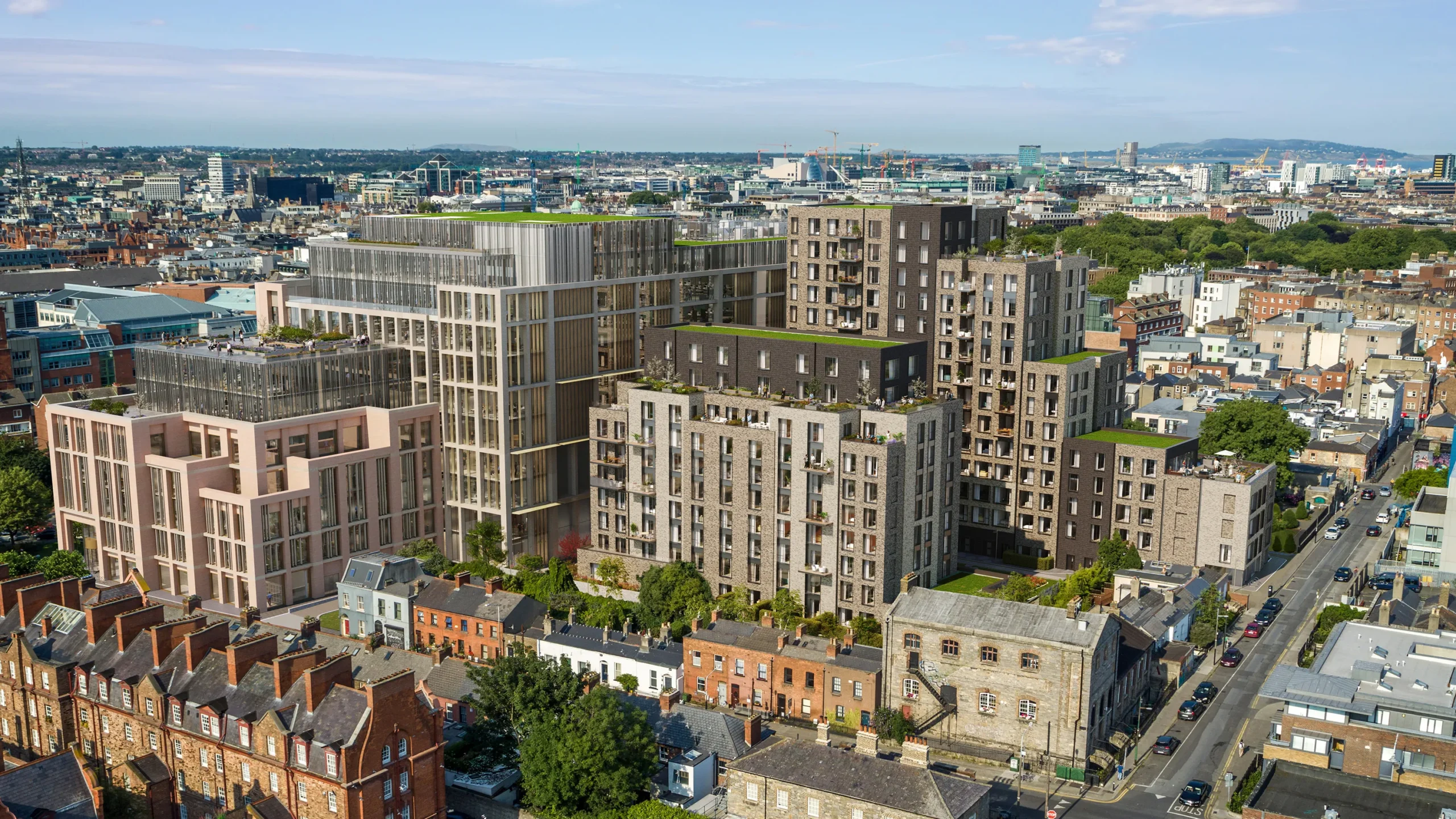 camden yard is a Dublin based project designed by Henry J Lyons Architect. Our services included CGI's, Verified Photomontages and Animation